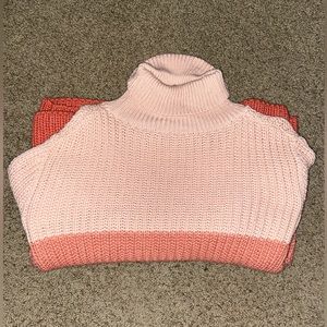Vintage Pink Tonal Sweater